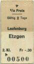 Laufenburg Etzgen - Fahrkarte