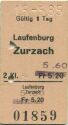 Laufenburg Zurzach - Fahrkarte
