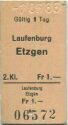 Laufenburg Etzgen - Fahrkarte