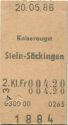 Kaiseraugst Stein-Säckingen - Fahrkarte