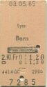Lyss Bern und zurück - Fahrkarte