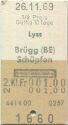 Lyss Brügg (BE) Schüpfen und zurück - Fahrkarte