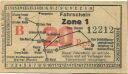 Werder - Städtischer Kraftwagenverkehr Werder (Havel) - Fahrschein