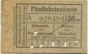 Strassenbahnverband Schöneiche Kalkberge - Fünffahrtenkarte