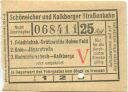 Schöneiche Kalkberge - Schöneicher und Kalkberger Strassenbahn - Fahrschein