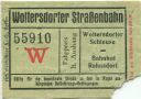 Woltersdorf - Woltersdorfer Strassenbahn - Fahrschein
