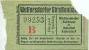 Woltersdorf - Woltersdorfer Strassenbahn - Fahrschein