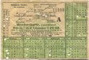 Stadtwerke Potsdam - Abt. Strassenbahn - Wochenkarte 1938 - Fahrkarte