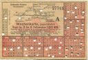 Fahrkarte - Stadtwerke Potsdam - Abt. Strassenbahn - Wochenkarte