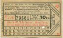 Berlin - BVG Fahrschein 1934