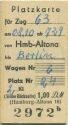 Platzkarte für Zug 63 Hamburg-Altona - Berlin