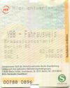 VBB Fahrausweis - Ermäßigungstarif - Fahrschein 1999