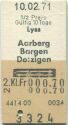 Lyss Aarberg Bargen Dotzigen - Fahrkarte