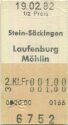 Stein-Säckingen - Laufenburg Möhlin einfach 1/2 Preis - Fahrkarte