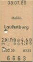 Möhlin - Laufenburg einfach - Fahrkarte
