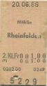 Möhlin Rheinfelden einfach - Fahrkarte