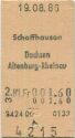 Schaffhausen Dachsen Altenburg-Rheinau einfach - Fahrkarte