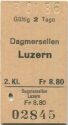 Dagmersellen Luzern einfach - Fahrkarte