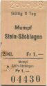 Mumpf Stein-Sckingen einfach - Fahrkarte