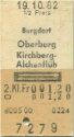 Burgdorf Oberburg Kirchberg-Alchenflh retour - 1/2 Preis Fahrkarte