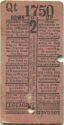 London - London County Council Tramways L.C.C. Trams - Ticket