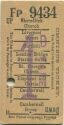 London - Omnibus Ticket - Fahrschein