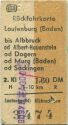 Rckfahrkarte Laufenburg (Baden) bis Albbruck oder Albert-Hauenstein