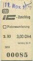 IC-Zuschlag 2. Klasse 5,00 DM Laufenburg