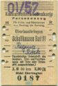 Kurzarbeiterwochenkarte Personenzug - Oberlauchringen Schaffhausen Bad Bf - Fahrkarte