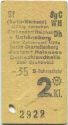 Fahrkarte - Berlin - (Berlin-Wannsee) Gültig zwischen Stahnsdorf Reichsbahnhof