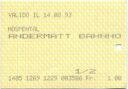 Postauto 1993 - Hospental Andermatt Bahnhof - Fahrschein