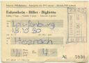 Schweizerische PTT-Betriebe - Fahrschein 1980 - Laufenburg Herznach