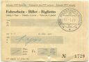 Schweizerische PTT-Betriebe - Fahrschein 1977