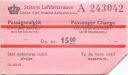 Dänemark - Statens Luftfartsvaesen - Passagerafgift - Da. kr. 15.00 - Passagiersteuer