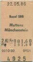 Basel Muttenz Münchenstein einfach - Fahrkarte