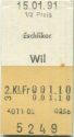 Eschlikon Wil einfach - Fahrkarte