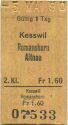 Kesswil Romanshorn Altnau einfach - Fahrkarte
