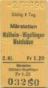 Märstetten Müllheim Wigoltingen Weinfelden einfach - Fahrkarte