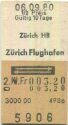 Zürich HB Zürich Flughafen retour - Fahrkarte