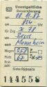 Platzkarte 1987 Basel Mannheim - Zug IC 78