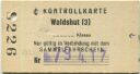 Kontrollkarte - Ausgabeort: Waldshut
