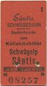 S&auml;ntis Schwebebahn - Kontrollmarke zum Kollektivbillet