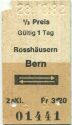 Rosshäusern Bern retour - Fahrkarte