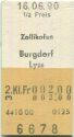 Zollikofen Burgdorf Lyss - Fahrkarte
