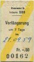 Zurzach - VerlÄngerung um 7 Tage