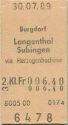 Burgdorf Langenthal Subingen via Herzogenbuchsee einfach - Fahrkarte