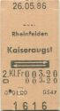 Rheinfelden Kaiseraugst retour - Fahrkarte
