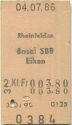 Rheinfelden Basel SBB Eiken einfach - Fahrkarte