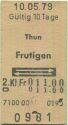 Thun Frutigen retour - Fahrkarte
