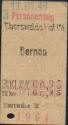 Eberswalde - Bernau 3.Klasse RM0,95 - Fahrkarte